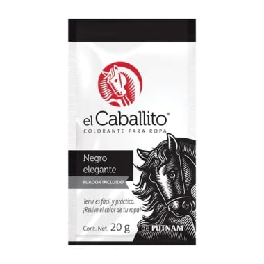 Colorante El Caballito Negro Elegante 20Gr.