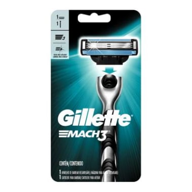 Rastrillo Cab Máq. Gillette Mach 3 1Pz