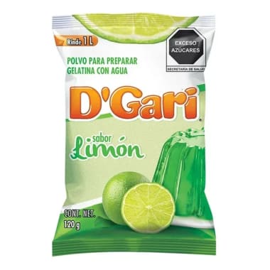 Gelatina Dgari Limon 120 Gr