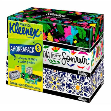 Pañuelos Kleenex Brand 3Cjs 90(180) C/U=270