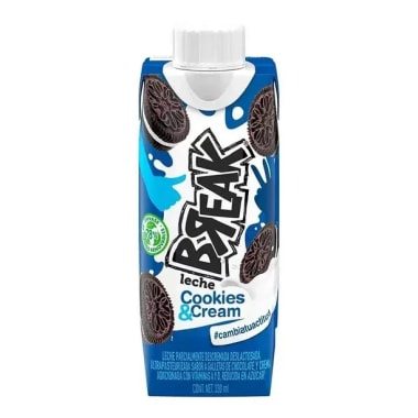 Leche Sabor Cookies & Cream Break 330 Ml