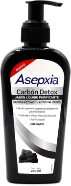 Jabon Liquido Asepxia Carbon 200Ml