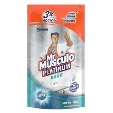 Mr Musculo Baños Platinum Doypack 500 Ml