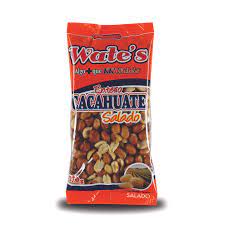 Wates Cacahuates Enteros Salado 270 Gr