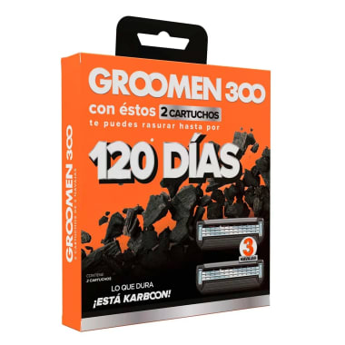 Cartuchos Groomen300 2Pza