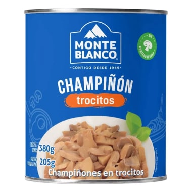 Champinon Monteblanco En Trocitos 380 Gr