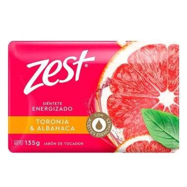 Jabon Zest Toronja Y Albahaca 135G