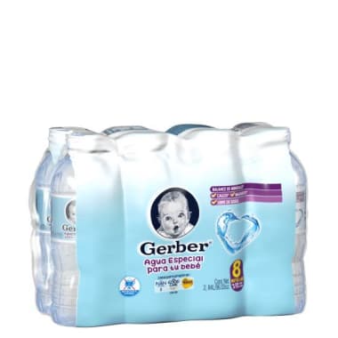 Agua Bebe Gerber 8 Pack 355 Ml