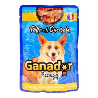 Alimento Ganador Pollo A La Cacerola 100 Gr Pouch