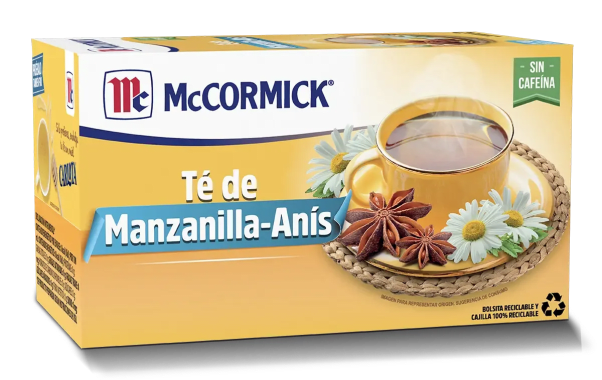 Te Mc Cormick Manzanilla Anis 24Gr