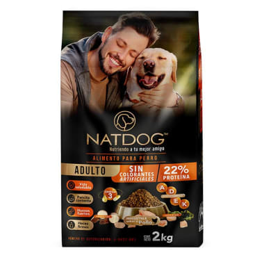 Alimento Natdog Adulto Rp 2 Kg