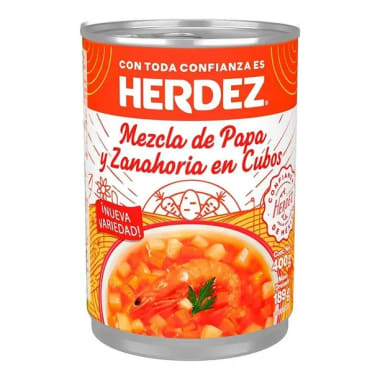 Papa Y Zanahoria Herdez En Cubos 400 Gr Aa, A