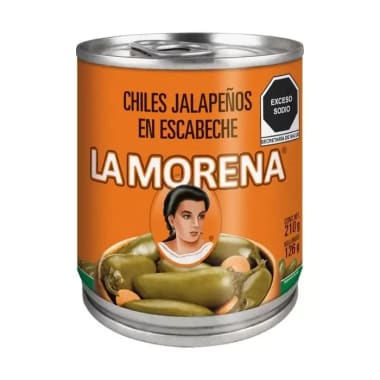 Chiles La Morena Jalapenos Enteros 210 Gr Todas