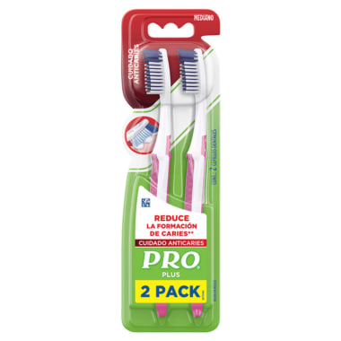 Cep. Dental Adulto Pro Plus Control Anticaries 2Pza