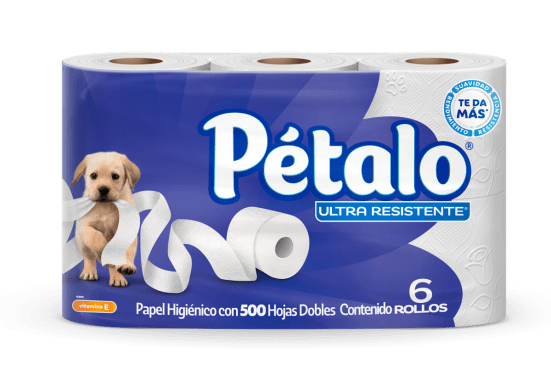 Higienico Petalo Ultra Resistente 500 Hd 6 R.