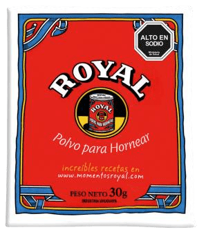 POLVOS ROYAL 30 GR DISPLAY 16 UN