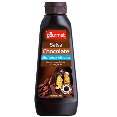 SALSA CHOCOLATE S/AZÚCAR 280g