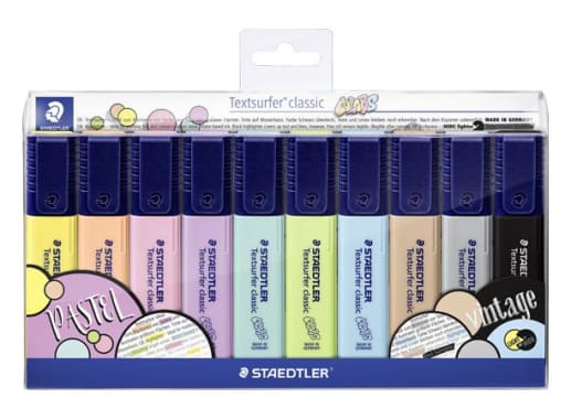 SET STAEDTLER RESALTADORES TEXTSURFER 6 UNIDADES