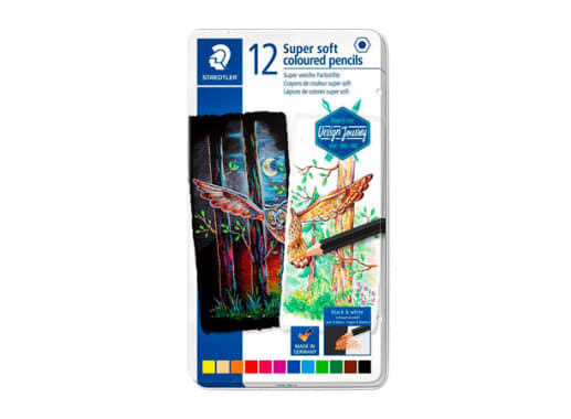 LÁPIZ STAEDTLER COLOR SOFT C/12 METAL 100% PEFC