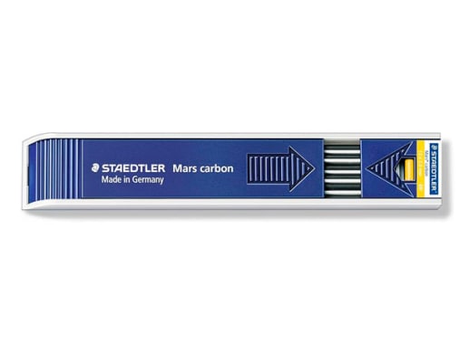 ESTUCHE STAEDTLER 12 MINAS MARS CARBON 2MM 4H (200)