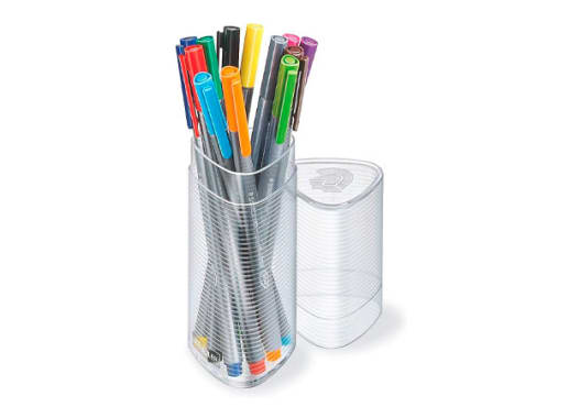 ESTUCHE STAEDTLER FINELINER TRIPLUS 12 COLORES EN TUBO (334 PR12)