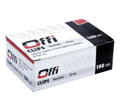 Comprar Theoffice Clip Metalico 33Mm Para Papel