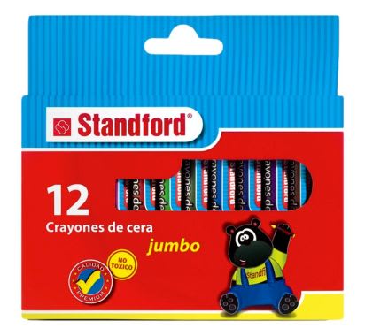 Crayones Delgado Caja x 12 Colores