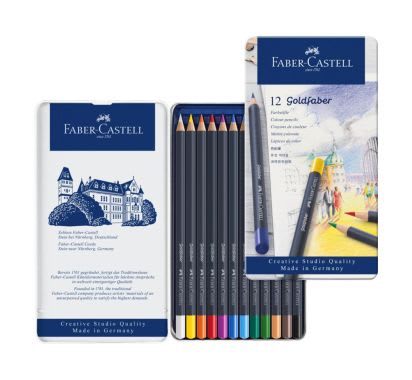 Colores Permanentes Goldfaber Set x 12 Unidades