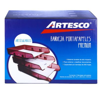 Bandeja Premium Topacio Caja x 3 Pisos