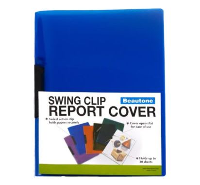 Folder Swing Clip x 30 Hojas A4 Azul