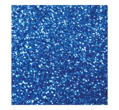Goma Eva 50 cm x 70 cm Adhesivo Escarchado Azul x 1 Pliego