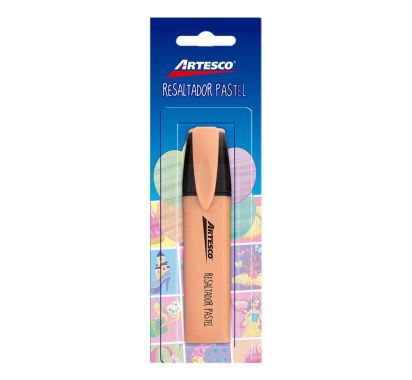 Resaltador Pastel Durazno Blister x 1 Unidad