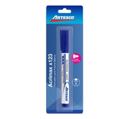 Plumón Acrimax A123 Azul Blister x 1 Unidad