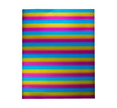 Goma Eva 50 cm x 70 cm Metálico Arcoiris x 1 Pliego