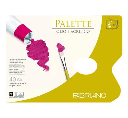 Block de Papel Palette 24 x 32 cm 90 g x 40 Hojas