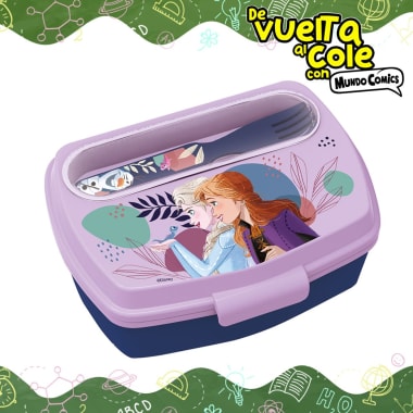 HERMETICO RECTANGULAR  CON CUBIERTOS FROZEN