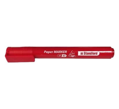 Plumón Paper Marker ST-47 Rojo Blister x 1 Unidad