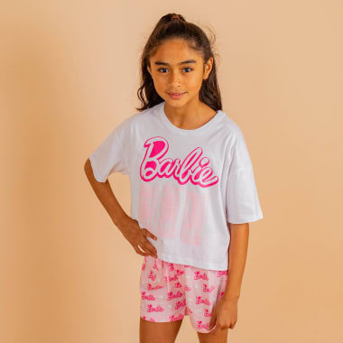 PIJAMA POLO MC Y SHORT BARBIE