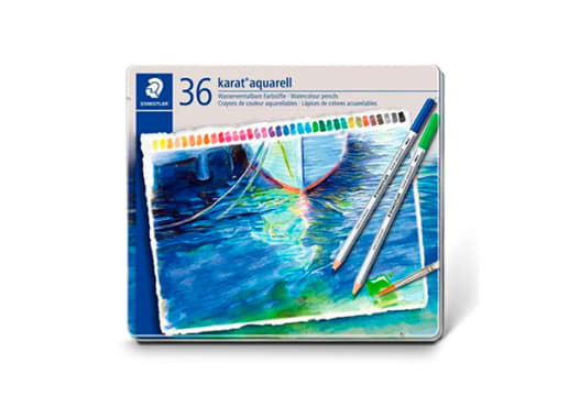 CAJA LAPICES ACUARELA KARAT 36 UNID (125 M36)