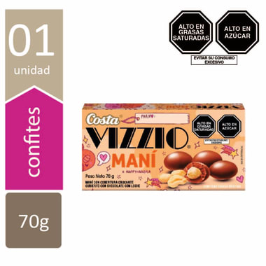 VIZZIO GRAGEA MANÍ 70GR