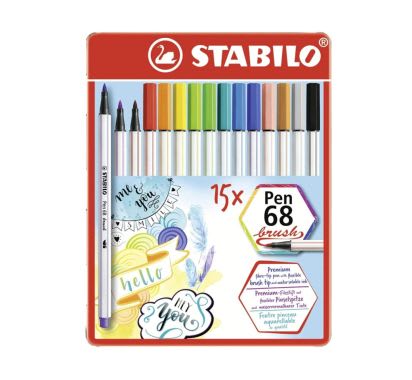 Estuche Plumones Pen Brush 68 x 15 Unidades