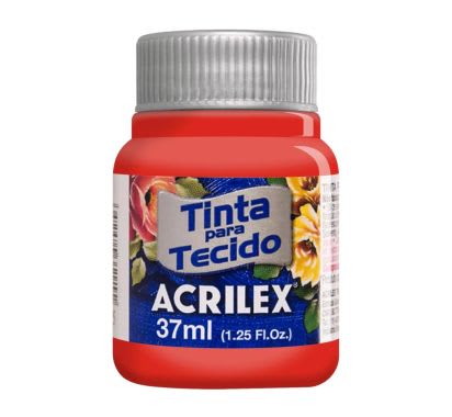 Pintura para Tela x 37 ml Rojo Escarlata