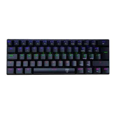 Teclado T-Dagger ARENA Rainbow. Spanish T-TGK321-BR BLACK BROWN SWITCH