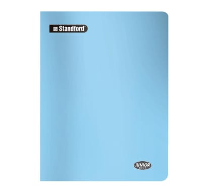 Cuaderno Junior Book Cuadriculado Marco Rojo A4 Grapado x 80 Hojas