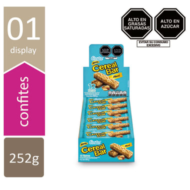 CEREAL BAR MANI 12X21GR