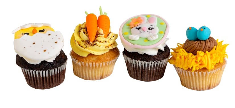 Pascua Mini Cupcakes Huevitos