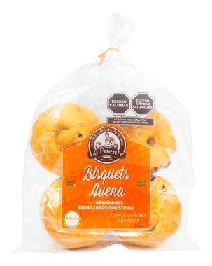 Bisquet Avena Pan La Fuente Arándano Stevia 320 gr