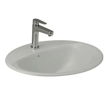 FV E231-BL LAVATORIO ELEA OVAL PREMARCADO BLANCO