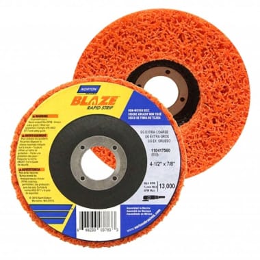 NORTON DISCO 4.1/2" BLAZE RAPID STRIP NARANJA 10U