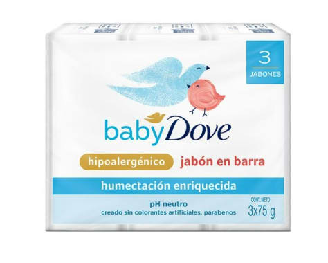 DOVE BABY SAB HIDRAT ENRIQ 16X3X75G